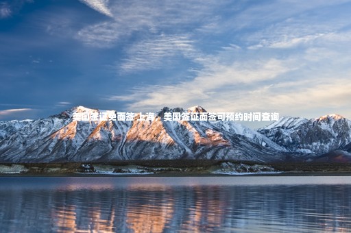 美國簽證免面簽 上海，美國簽證面簽可預約時間查詢