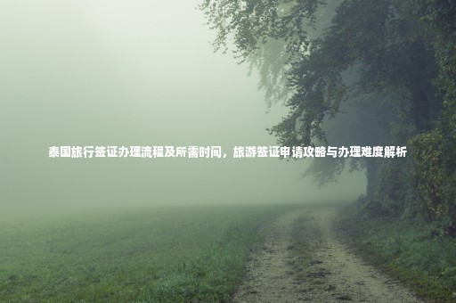泰國(guó)旅行簽證辦理流程及所需時(shí)間，旅游簽證申請(qǐng)攻略與辦理難度解析