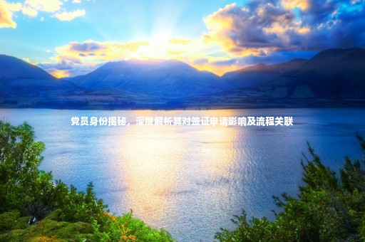 黨員身份揭秘，深度解析其對簽證申請影響及流程關(guān)聯(lián)