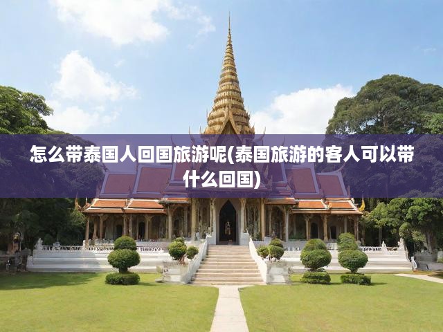 怎么帶泰國(guó)人回國(guó)旅游呢(泰國(guó)旅游的客人可以帶什么回國(guó))