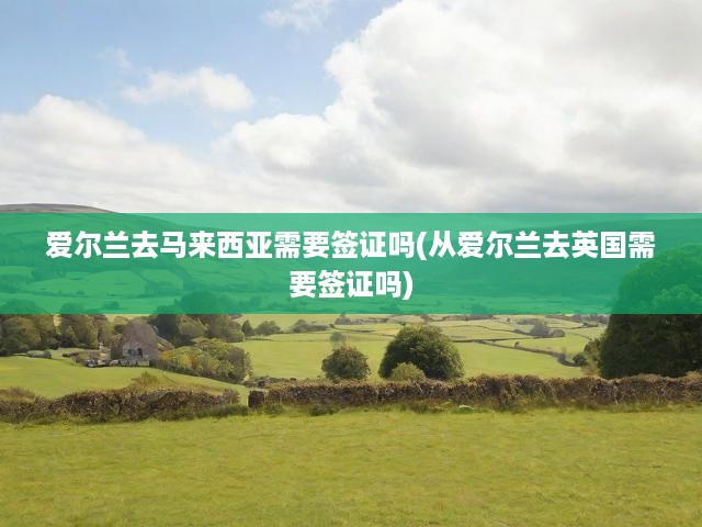 愛爾蘭出發(fā)，揭秘赴英與馬來西亞簽證難題，一步到位攻略解析
