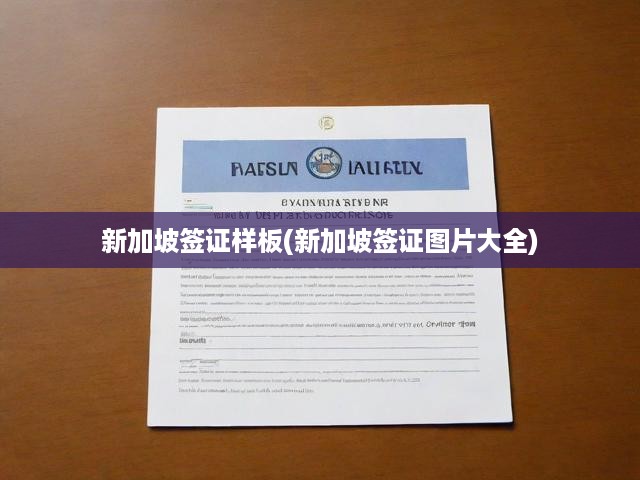 新加坡簽證申請(qǐng)全攻略，樣板展示+流程解析+圖片詳解
