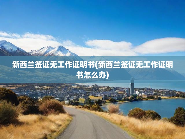 新西蘭簽證申請攻略，無工作證明辦理流程及關(guān)鍵提示