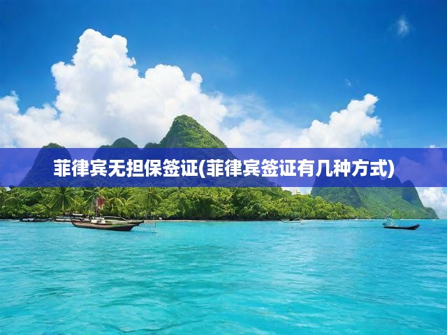 菲律賓無(wú)擔(dān)保簽證全攻略，申請(qǐng)流程、類型解析及辦理指南