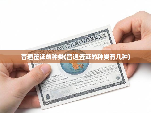 普通簽證的種類(普通簽證的種類有幾種)