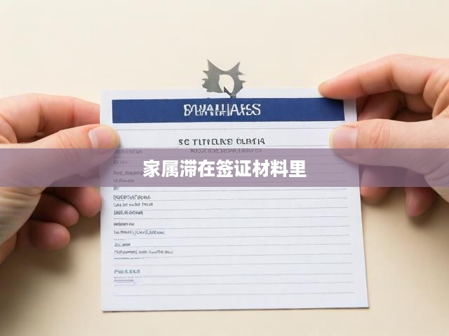 家屬滯留簽證申請(qǐng)全攻略，流程解析與必備材料清單